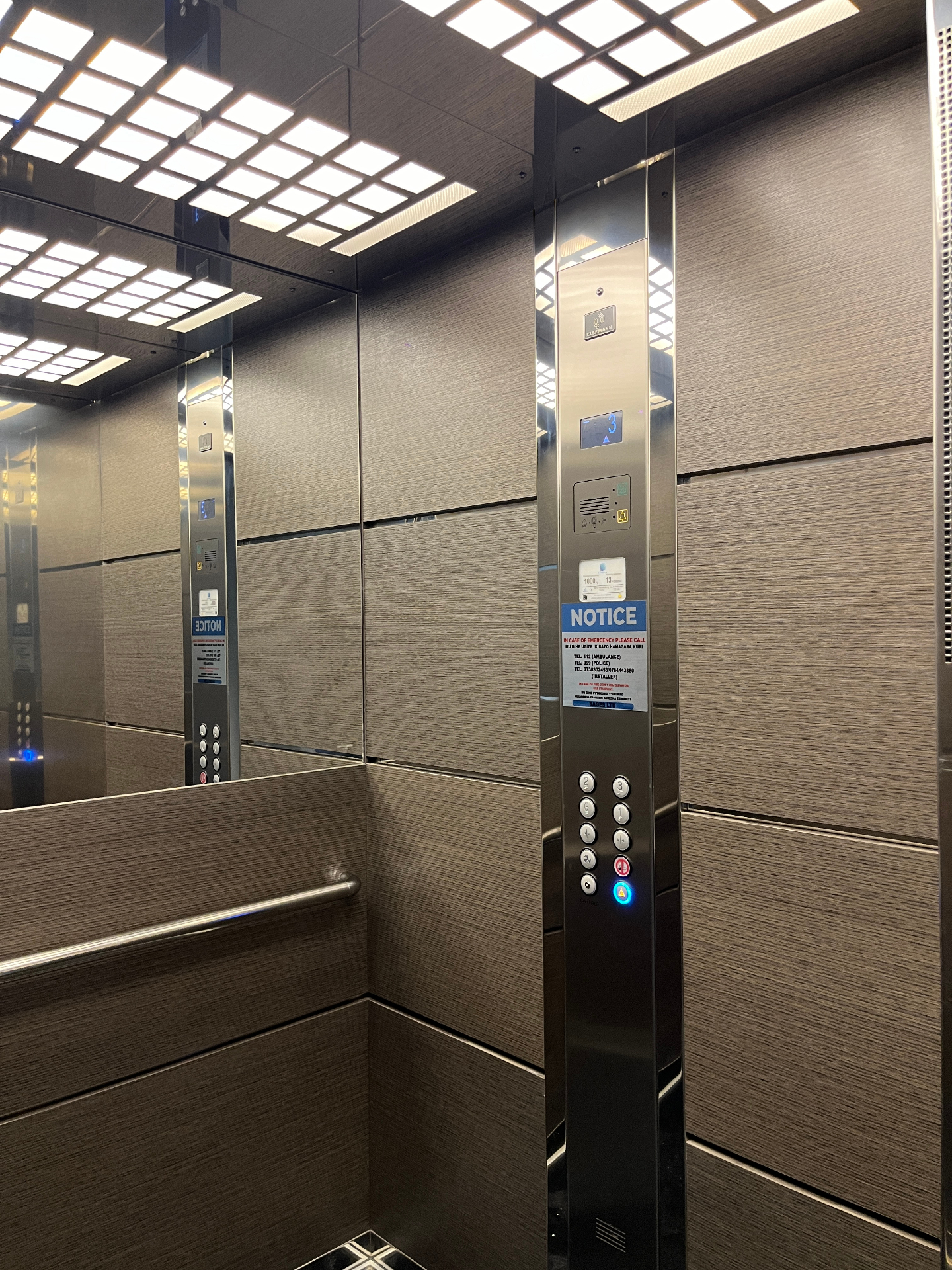 Kleemann elevator interior